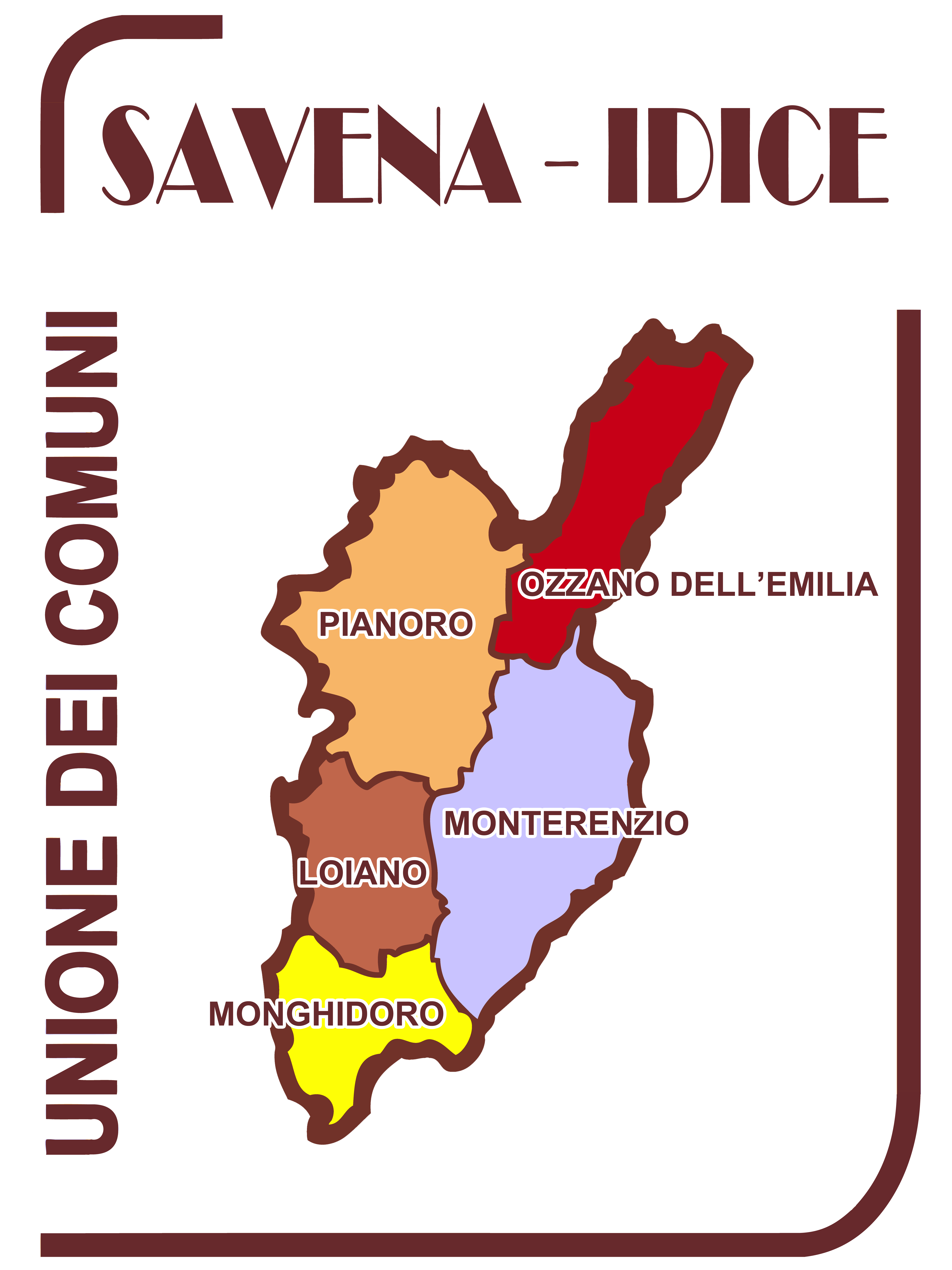 Logo Unione dei Comuni Savena-Idice
